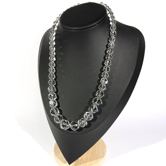 Vintage Art Deco Quartz Crystal Necklace - Picture 1 of 6